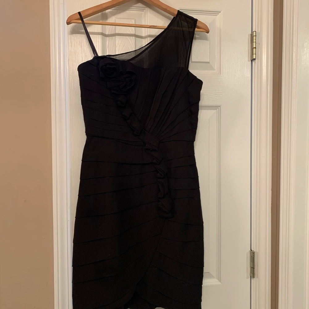 Beautiful one shoulder little black dress